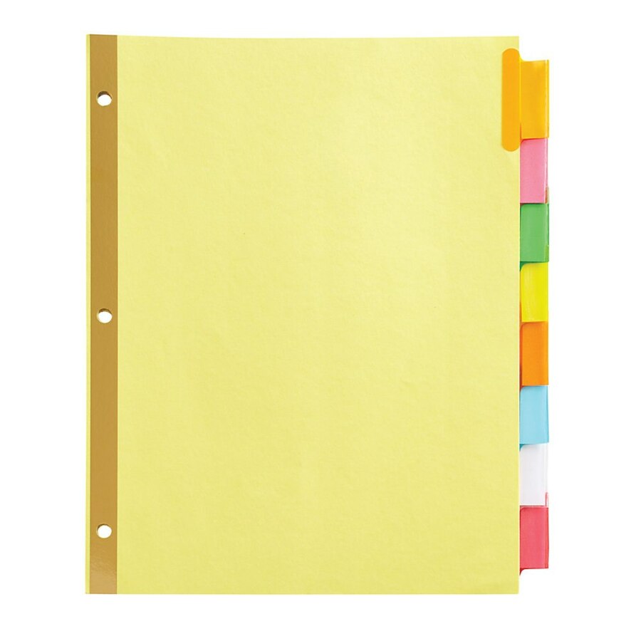 mac template for office depot 8 tab dividers